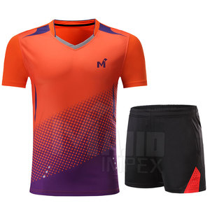 T-shirt de sport pour hommes, impression sublimation, personnalisé, dessins, séchage rapide, Jersey, Badminton, uniforme, - Product Image 1