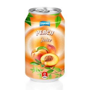 Boisson en canette en aluminium de 330 ml fabriquée au Vietnam, OEM, boisson gazeuse avec jus de pêche sucré aromatisé, goût asiatique - Product Image 2
