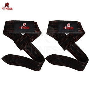 Sangles de musculation en cuir de qualité supérieure avec logo personnalisé, sponsor principal de RC Fitness Wear, pour entraînement intensif en salle de sport. - Product Image 6