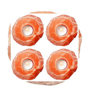 Candelabro de sal Natural del Himalaya, soporte de vela con múltiples agujeros, cristal Natural, roca, sal - Product Image 3