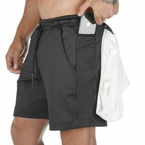 Short de jogging décontracté pour hommes, entraînement, musculation, d'entraînement, de Sport, d'entraînement, vente en gros, 2022 - Product Image 6