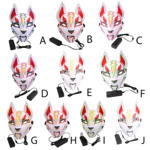 Máscara led <span class=keywords><strong>de</strong></span> disfraz <span class=keywords><strong>de</strong></span> halloween, máscara facial <span class=keywords><strong>de</strong></span> halloween jack skeleton, máscara <span class=keywords><strong>de</strong></span> halloween led <span class=keywords><strong>de</strong></span> <span class=keywords><strong>purga</strong></span> máscaras <span class=keywords><strong>de</strong></span> fiesta parpadeantes luminosas led - Product Image 1