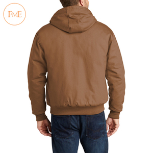Venta al por mayor de moda de sudaderas con capucha de los hombres chaquetas con capucha con bolsa bolsillos Interior bolsillos con cremallera y cordón de ajuste - Product Image 2