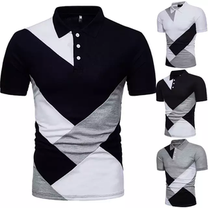 Nouveau polo pour hommes avec col montant Maillot à manches courtes Vitalité de la jeunesse Design respirant et lavé de grande taille - Product Image 4