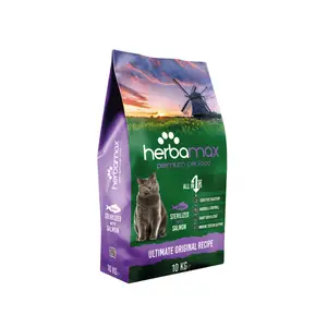 Cibo secco Premium con aroma di salmone sterilizzato per animali domestici gatto adulto 10 Kg