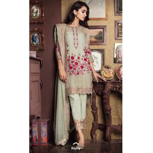 Chifoon-traje de salón de césped para fiesta de boda, traje elegante de India paquistaní, colección de eid, shalwar kameez, modelo 93, Diseño Popular - Product Image 6