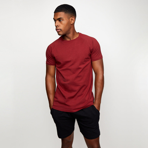 Camisetas de Algodón Peinado 100% de 160-200 GSM, Cuello Redondo, Manga Corta, Corte Regular, Transpirables, para Hombre, Venta al Por Mayor - Product Image 3