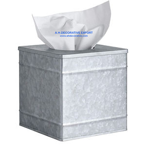 Support de boîte à mouchoirs en cuivre Antique de forme carrée pour la maison, support de boîte à mouchoirs de cuisine en métal pour la cuisine, nouveau support de boîte à mouchoirs - Product Image 3