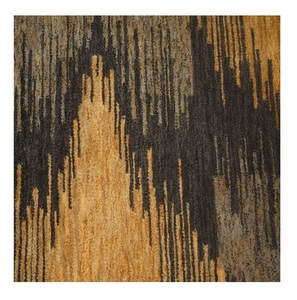 พรมปูพื้นขนแกะ Ikat ทอมือแบบทันสมัยทำเองได้หรูหรามีหลายสีตัดกองกันลื่น - Product Image 2