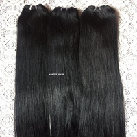 Extensions de cheveux naturels indiens Remy de haute qualité Nandee House, écologiques, légers, ondulés, 100g, avec closure frontale en dentelle