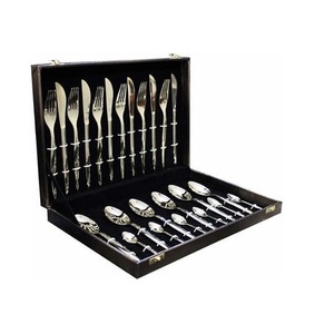 Cuillère en laiton de haute qualité pour la maison et les hôtels utilisent une cuillère à couverts en acier inoxydable pour l'emballage de boîte-cadeau à vendre sur mesure - Product Image 1