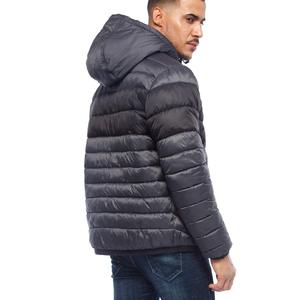 Chaqueta acolchada revestida personalizable con cuello levantado a prueba de viento cálido estilo Patchwork burbuja prendas de vestir para la posición del logotipo frontal de invierno - Product Image 3