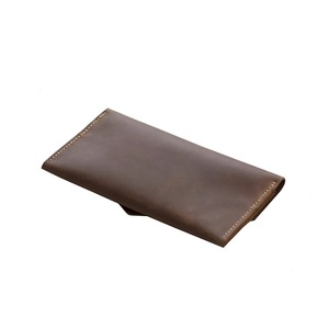 <span class=keywords><strong>Portafoglio</strong></span> da viaggio Vintage in <span class=keywords><strong>pelle</strong></span> marrone per uomo donna con tasca piatta - Product Image 3