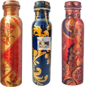 Botella de cobre de lujo martillado diseñador de moda Venta caliente botellas de cobre - Product Image 6