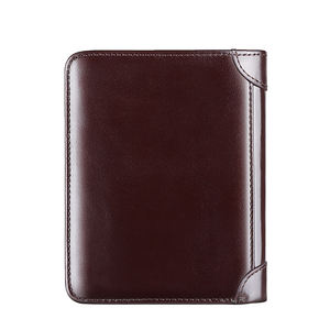 Billetera de cuero de gran capacidad para hombre, billetera de piel de vaca con cera de aceite, explosión de Internet - Product Image 2