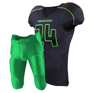 2025 Nueva temporada EE. UU. América al por mayor de alta calidad corto personalizado sublimación Impresión de talla grande fútbol americano Jersey uniforme - Product Image 1