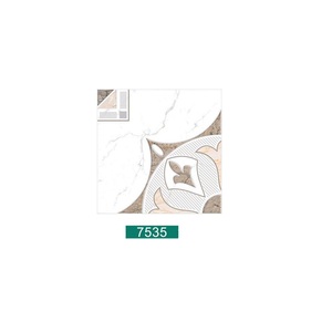 Azulejos de porcelana de cerámica para sala de estar decorativos de diseño real 40x40cm - Product Image 6