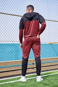 ชุดวอร์มผ้าฟลีซสำหรับผู้ชายและผู้หญิงชุดวอร์มผ้าโพลีเอสเตอร์แฟชั่นใหม่ดีไซน์ทรงสลิมฟิตสำหรับฝึกซ้อมปรับแต่งโลโก้ขนาดพิเศษ - Product Image 4