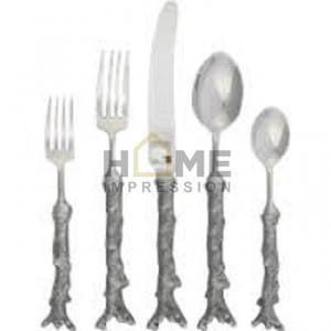 Lade Free Food Safe Brass High Quality Material Casted Metal Luxury Cutlery for Wedding and Event Decoration - Product Image 3