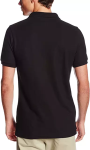 เสื้อยืดโปโลพิมพ์ลายสีโทนสองสีสำหรับผู้ชายเสื้อยืดกีฬาผ้าฟลีซสลิมฟิตเลือกได้ - Product Image 6