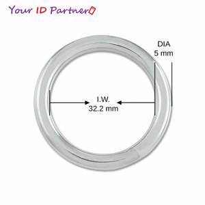 Anillo de acero inoxidable para soldar, accesorio resistente al óxido, con forma circular, <span class=keywords><strong>Hardware</strong></span> duradero de varios tamaños, cerrado, sin costuras - Product Image 2