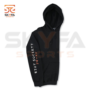 เสื้อฮู้ดกันหนาวผ้าคอตตอน/โพลีเอสเตอร์,เสื้อมีฮู้ดปักโลโก้แบบสั่งทำ - Product Image 4