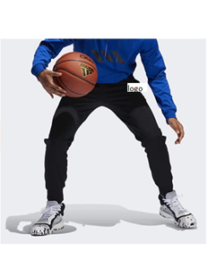 Simplee-pantalon de Sport Pro pour hommes, vêtement de basket-ball léger 100% en Polyester avec fermeture à cordon, avec isolation respirante - Product Image 4