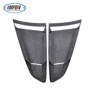 For Ford Mustang 2015-2017 Carbon Fiber Exterior <strong>Window</strong> Trim Car Rear Side <strong>Window</strong> Shutter Trims <strong>Vents</strong> - Product Image 4
