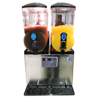Machine à sorbet, granité et slush de haute qualité à bas prix avec 2 réservoirs pour restaurant et magasin de boissons