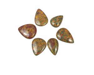 Customized Natural Gemstone Jewelry Findings / Pear Shape Cabochon Stone Available At Low Cost - Product Image 1