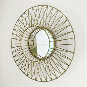 Good Selling Iron <b>Mirror</b> Art <b>Irregular</b> Circular Living Room Metal Frame Wall <b>Mirror</b> Decor Christmas Vintage Luxury Space Casual - Product Image 4