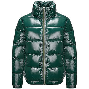 Chaquetas de Invierno Acolchadas Personalizadas de Alta Calidad al por Mayor para Hombre, Brillantes, Lisas y Cómodas - Product Image 5