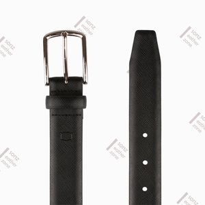 Cinturón de Cuero Vacuno para Hombre con Hebilla, Diseño de Moda 2026 - Product Image 2