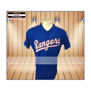 Custom Baseball Jersey Atacado Sublimação Logo Design Team Club Softball Jerseys para homens e mulheres