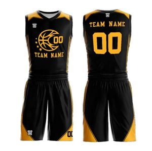 Derniers ensembles de maillots et shorts de basket-ball 2018, haute qualité, couleur personnalisée, uniforme pour hommes, antibactérien, séchage rapide, OEM - Product Image 6