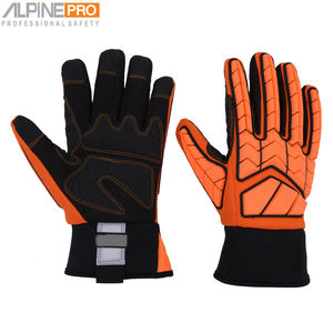 Gants de sécurité personnalisés unisexes Gants de mécanicien anti-impact avec cuir synthétique pour le travail dans les industries pétrolière et gazière - Product Image 6