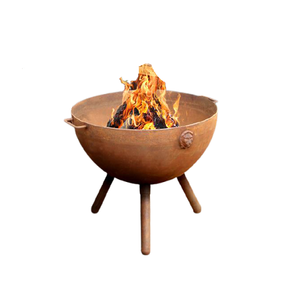Pozo de fuego de cobre martillado de Calidad exclusiva con soporte de hierro forjado para exteriores e interiores a los mejores precios - Product Image 2