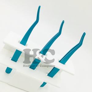 Applicateur professionnel vison personnalisé or et noir applicateur de cils pince à épiler outil de beauté durable logo en acier inoxydable - Product Image 2