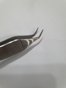 Fórceps de tejido Littlewood, fórceps de instrumentos quirúrgicos hechos de punta de acero inoxidable de calidad alemana de 12 cm - Product Image 6