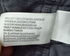Pantalones de pana de algodón casuales para niña, de marca original, resistentes, teñidos, transpirables, rectos, hasta el tobillo, con doble cierre. - Product Image 5