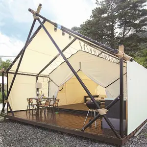 Outdoor Camping Grote Verwijderbare Tent Camping Hotel Luxe Safari Tent Te Koop