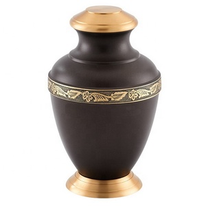 En línea mejor venta Arcadia negro adulto de latón fundido la cremación urna de cenizas por axioma acentos para el hogar - Product Image 6