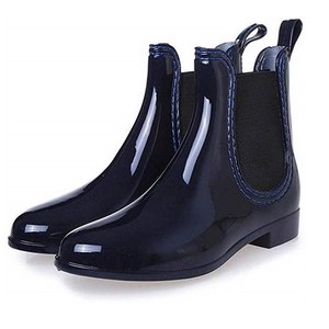 Stivali da <span class=keywords><strong>pioggia</strong></span> elastici da <span class=keywords><strong>donna</strong></span> <span class=keywords><strong>scarpe</strong></span> da <span class=keywords><strong>pioggia</strong></span> alla caviglia antiscivolo da <span class=keywords><strong>donna</strong></span> - Product Image 4