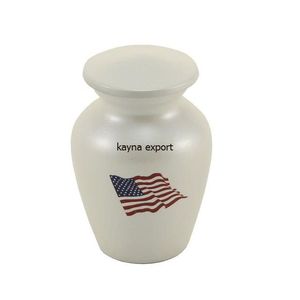 Beautiful Ocean View <b>Printed</b> Keepsake Urn New American Style Adult Classic Metal <b>Mini</b> Sticker Beach Chair Finished for Funeral - Product Image 5