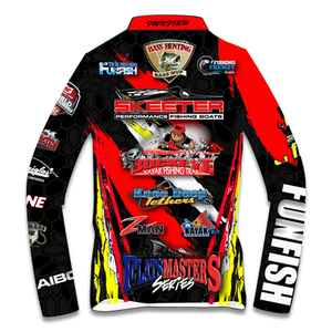 Su ordine All'ingrosso di Sublimazione Da Pesca Jersey UV di Protezione Torneo Manica Lunga Gli Uomini di Pesca Pesca Quick Dry Jersey - Product Image 2
