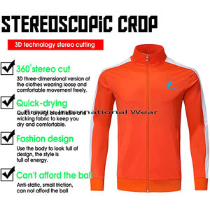 Survêtement pour homme, design à panneaux, fermeture éclair sans capuche, produit en vente chaude - Product Image 5