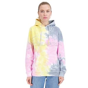 <b>Women's</b> Tie Dye Crop <b>Top</b> Hoodie Workout Casual Pullovers Sweatshirt Guaranteed High Breathable Quick Dry Hoodies - Product Image 6