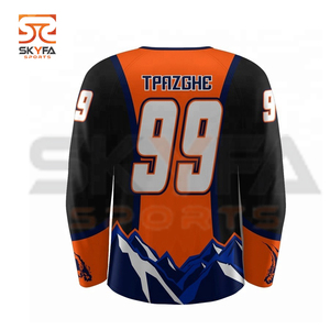Hockey sur glace personnalisé de haute qualité, tenue imprimée par Sublimation, nouveau Design, pour sport, vente en gros, pièces - Product Image 5