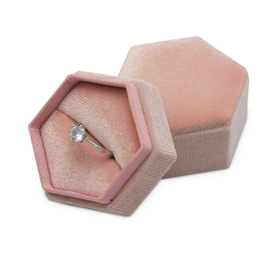 suede ring box