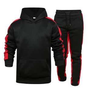 Ropa deportiva con logotipo personalizado para hombre y mujer, conjunto para correr, chándal liso para entrenamiento - Product Image 3